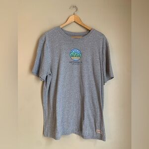 Life is good crusher tee mens unisex chattanooga tn souvenir shirt